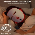LED Face Mask with Red Light Therapy for Home Facial Rejuvenation | 3-Mode Wireless Skin Care - Image 7
