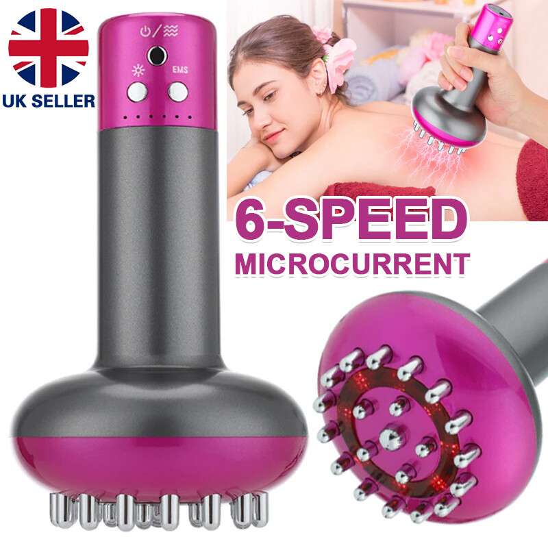 30b53ede-2e02-41df-86f7-4b702b394789.jpg Electric Body Massage Brush with Gua Sha Physiotherapy | 6-Speed Microcurrent & Red Light Therapy - Image 1
