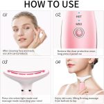 3-in-1 Neck and Face Massager with Thermal Lifting & Vibration | Compact Skin Tightening Device - Image 3
